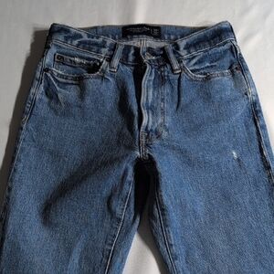 Abercrombie & Fitch Blue Straight Leg Jeans